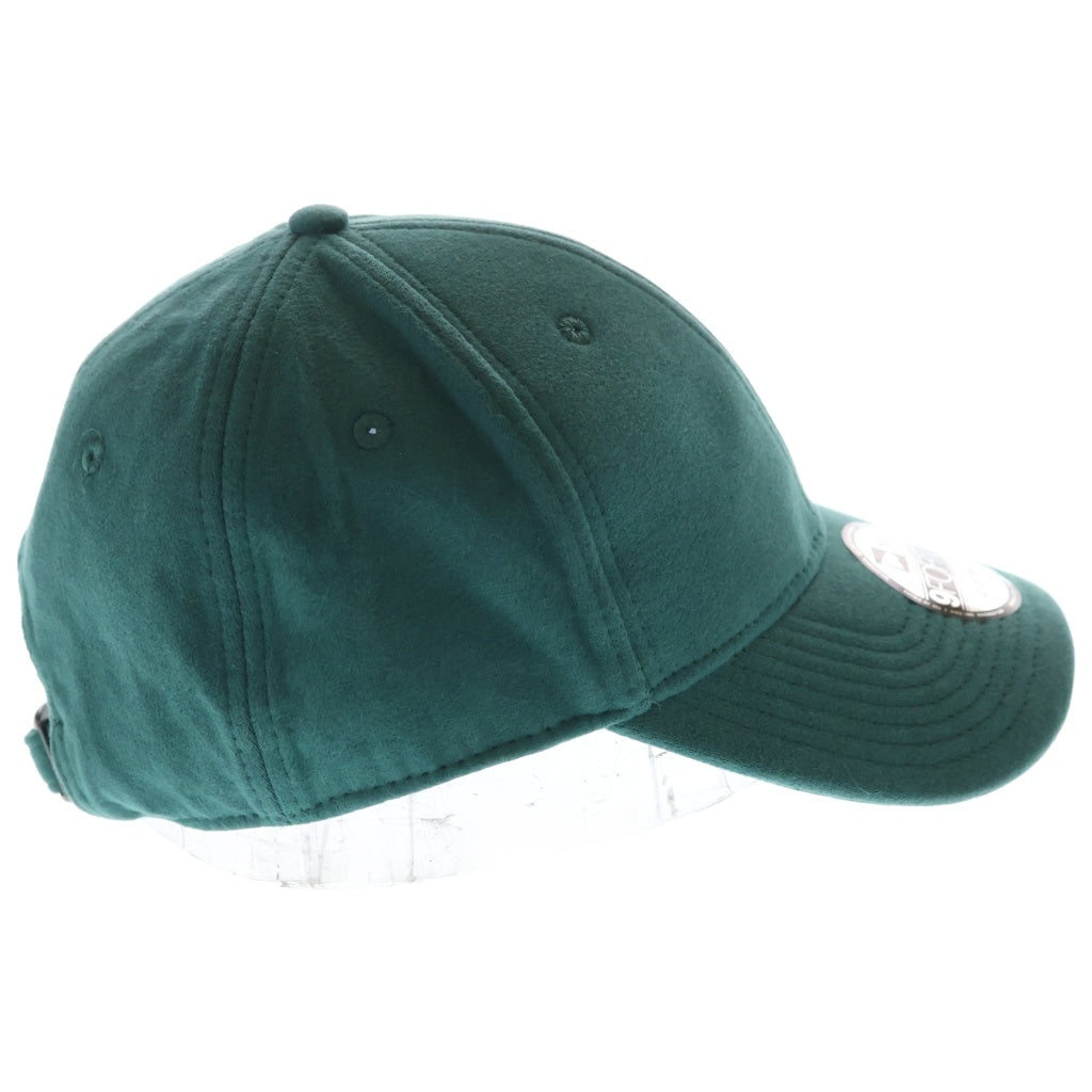 YVES SAINT LAURENT(イヴサンローラン) ×NEW ERA ニューエラ ロゴ ベースボールキャップ 帽子 コットン グリーン 754824