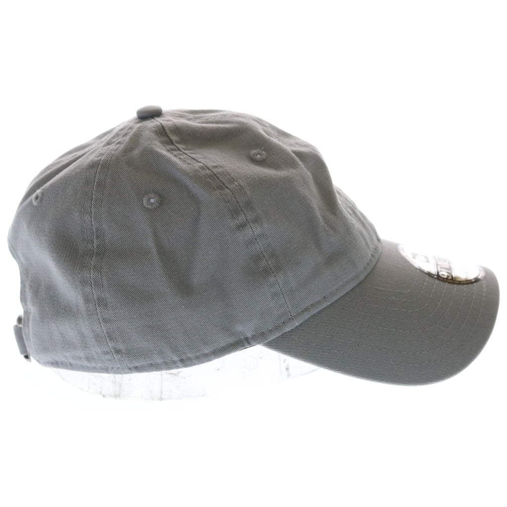 SAINT LAURENT PARIS(サンローランパリ) ×NEW ERA ニューエラ ロゴ ベースボールキャップ 帽子 コットン グレー 801524YCL36