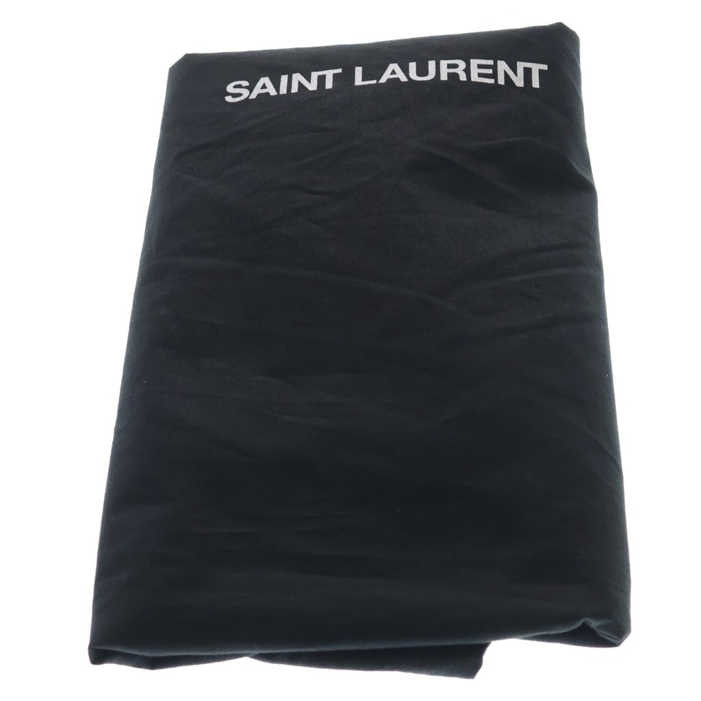 SAINT LAURENT PARIS(サンローランパリ) リヴゴーシュ トートバッグ キャンバス レザー ロゴ ホワイト/ブラック/ベージュ 509415 レディース