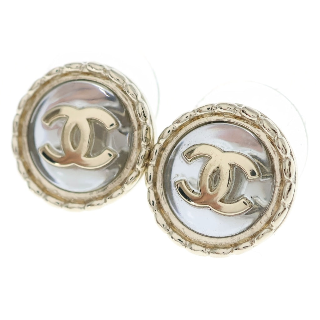 CHANEL(シャネル) ココマーク ラウンドピアス ゴールド A21S レディース