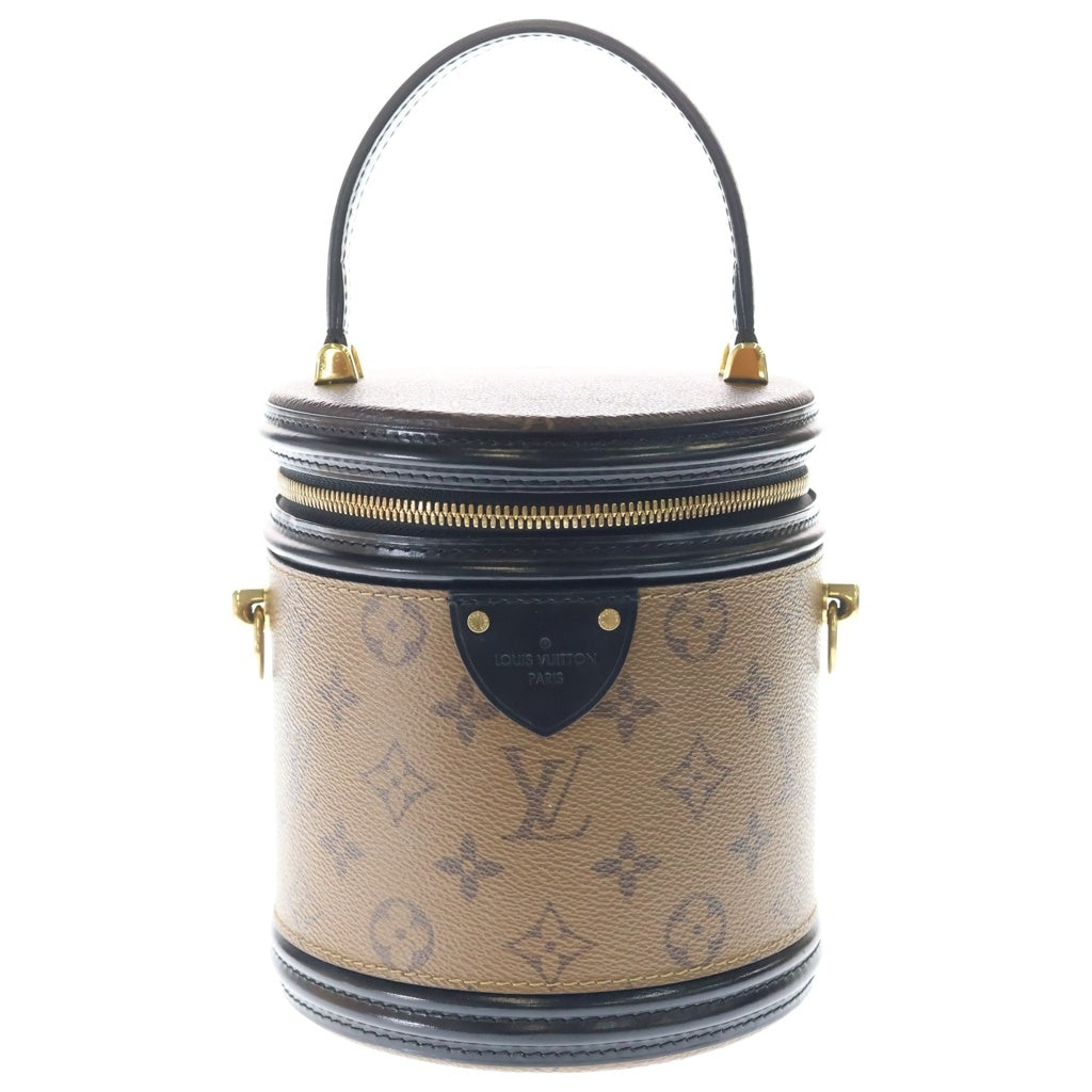 LOUIS VUITTON(ルイヴィトン) モノグラムリバース カンヌ PVC レザー 2WAY ショルダーバッグ ハンドバッグ ICタイプ M43986 ブラウン/ブラック