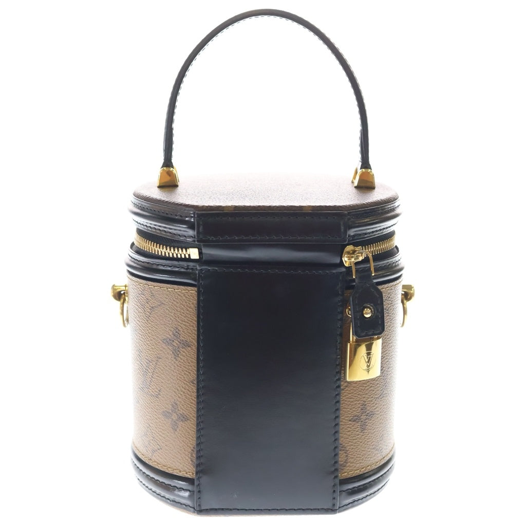 LOUIS VUITTON(ルイヴィトン) モノグラムリバース カンヌ PVC レザー 2WAY ショルダーバッグ ハンドバッグ ICタイプ M43986 ブラウン/ブラック