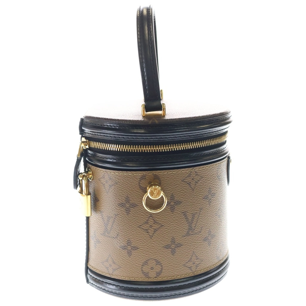 LOUIS VUITTON(ルイヴィトン) モノグラムリバース カンヌ PVC レザー 2WAY ショルダーバッグ ハンドバッグ ICタイプ M43986 ブラウン/ブラック