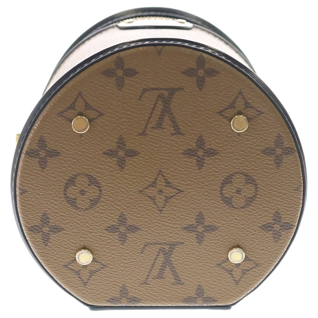 LOUIS VUITTON(ルイヴィトン) モノグラムリバース カンヌ PVC レザー 2WAY ショルダーバッグ ハンドバッグ ICタイプ M43986 ブラウン/ブラック