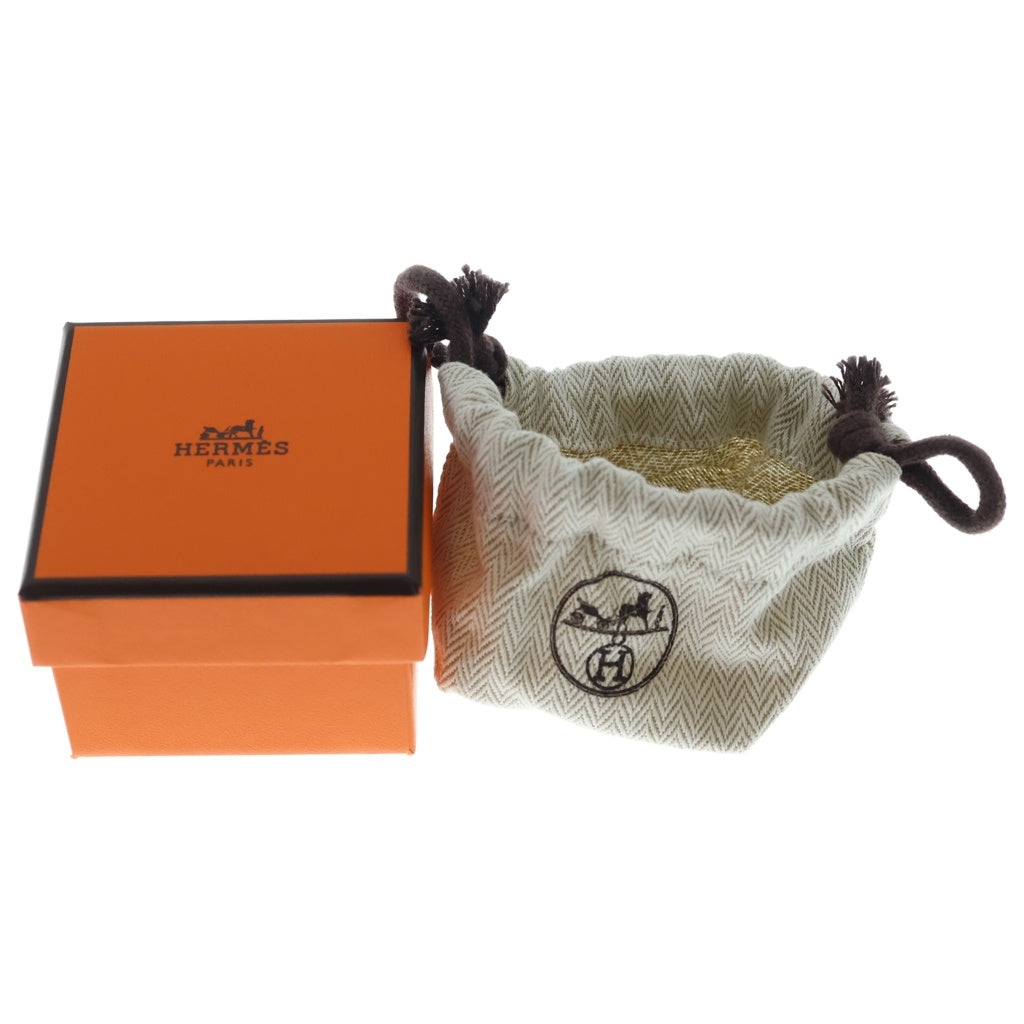 HERMES(エルメス) オランプPM エトゥープ レザー リング 指輪 ゴールド/ブラウン レディース