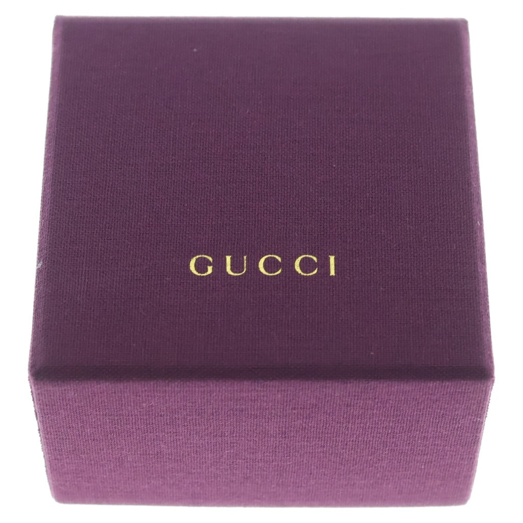 GUCCI(グッチ) ロゴ ラインストーン シングルバレッタ ヘアクリップ ブラウン ゴールド金具 レディース