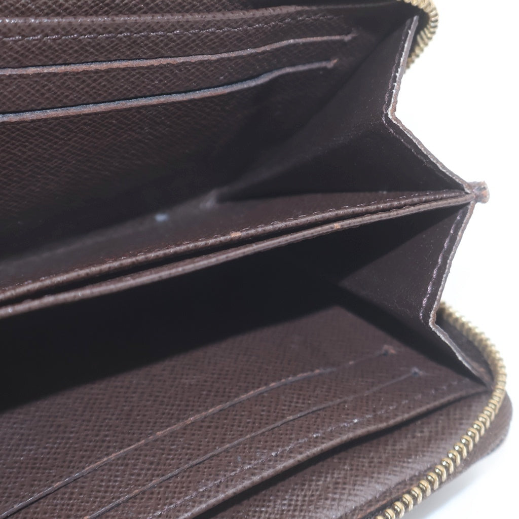 LOUIS VUITTON(ルイヴィトン) ダミエ ジッピーコインパース PVC レザー ブラウン N63070 レディース