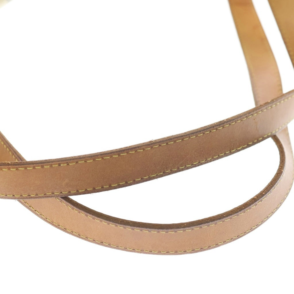 LOUIS VUITTON(ルイヴィトン) ダミエアズール ストレーザGM ハンドバッグ アイボリー×ブラウン レザー×PVC N42221 ゴールド金具 レディース