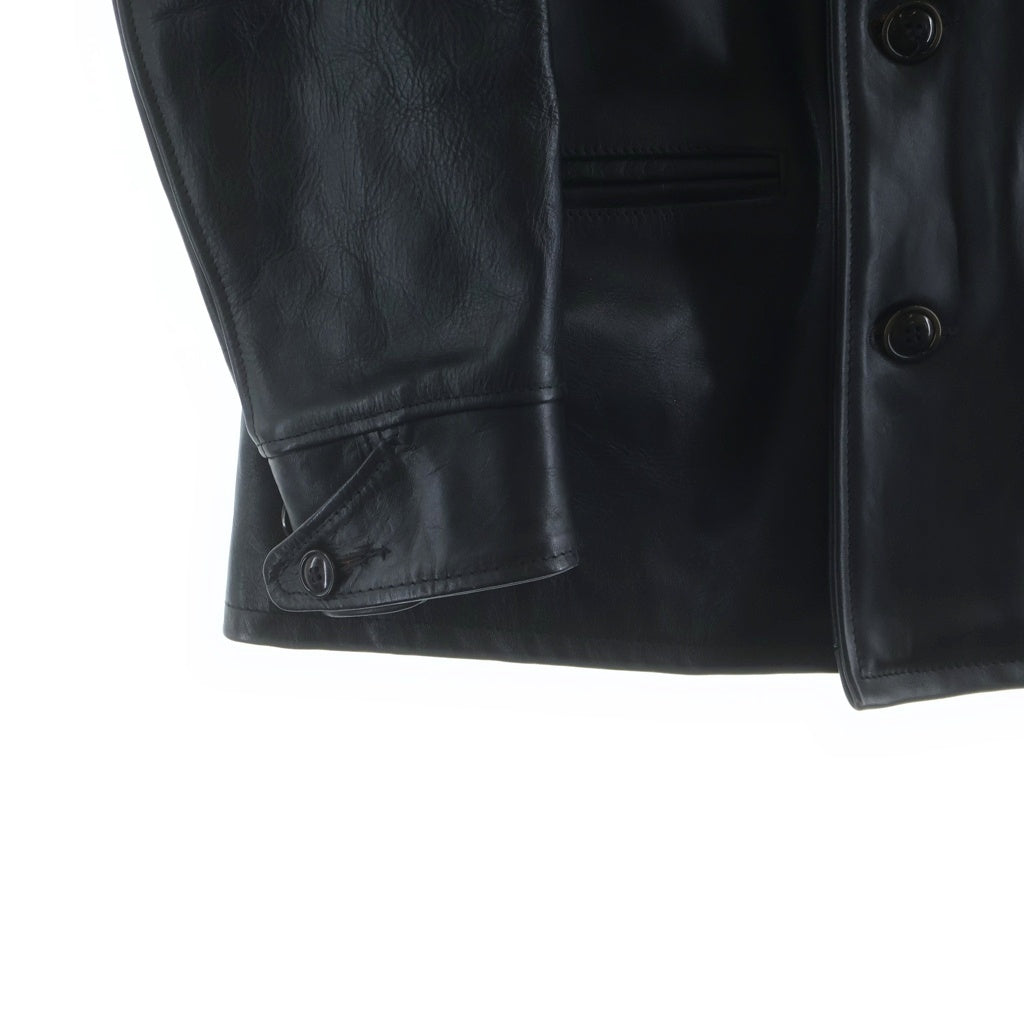 SCHOTT(ショット) カーコート レザージャケット ブラック 馬革×ウール #40 633SJH