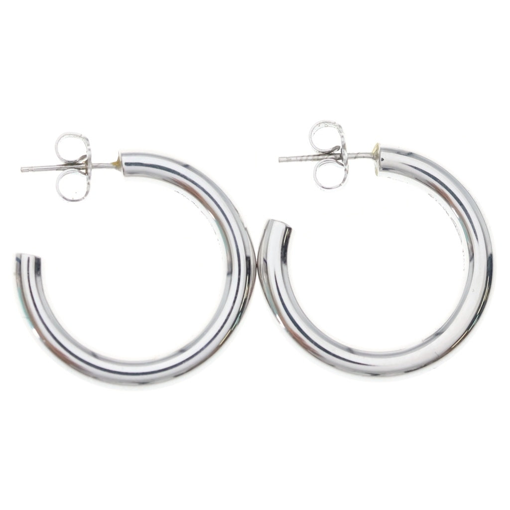TIFFANY & Co.(ティファニー) フープ ピアス 750WG ホワイトゴールド レディース