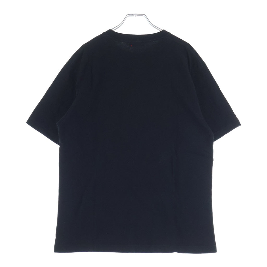 BALENCIAGA(バレンシアガ) フロントロゴプリント 半袖Tシャツ カットソー コットン ブラック 594579 TGV60 1000