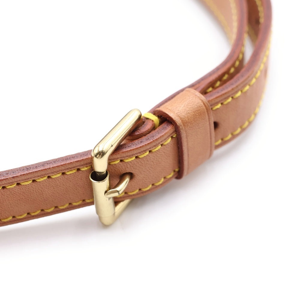 LOUIS VUITTON(ルイヴィトン) モノグラム ミュゼットタンゴ ショルダーバッグ ブラウン レザー×PVC M51257 ゴールド金具 レディース