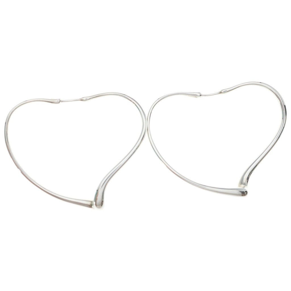 TIFFANY & Co.(ティファニー) エルサ ペレッティ オープンハート フープ ピアス ラージ SV925 シルバー レディース