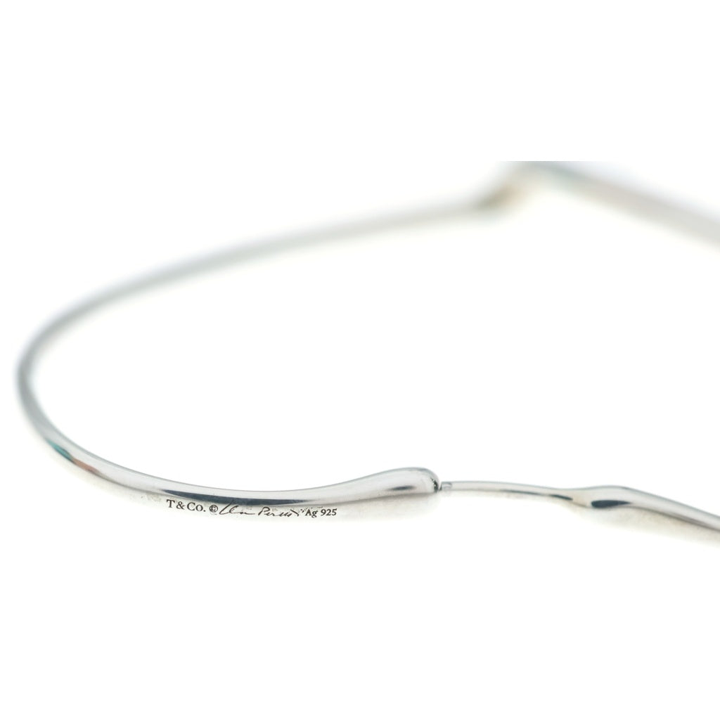 TIFFANY & Co.(ティファニー) エルサ ペレッティ オープンハート フープ ピアス ラージ SV925 シルバー レディース