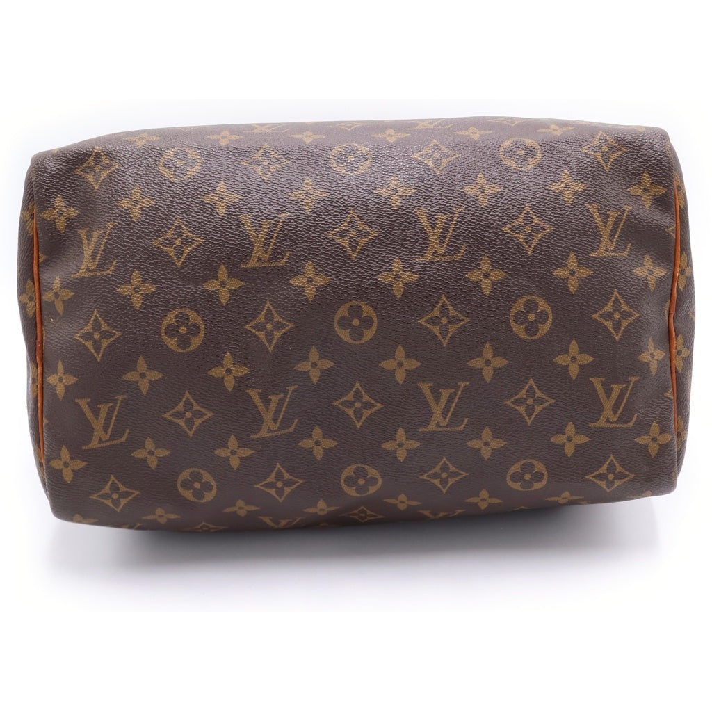 LOUIS VUITTON(ルイヴィトン) モノグラム スピーディ30 ハンドバッグ ボストンバッグ ブラウン PVC×レザー M41526 ゴールド金具 レディース