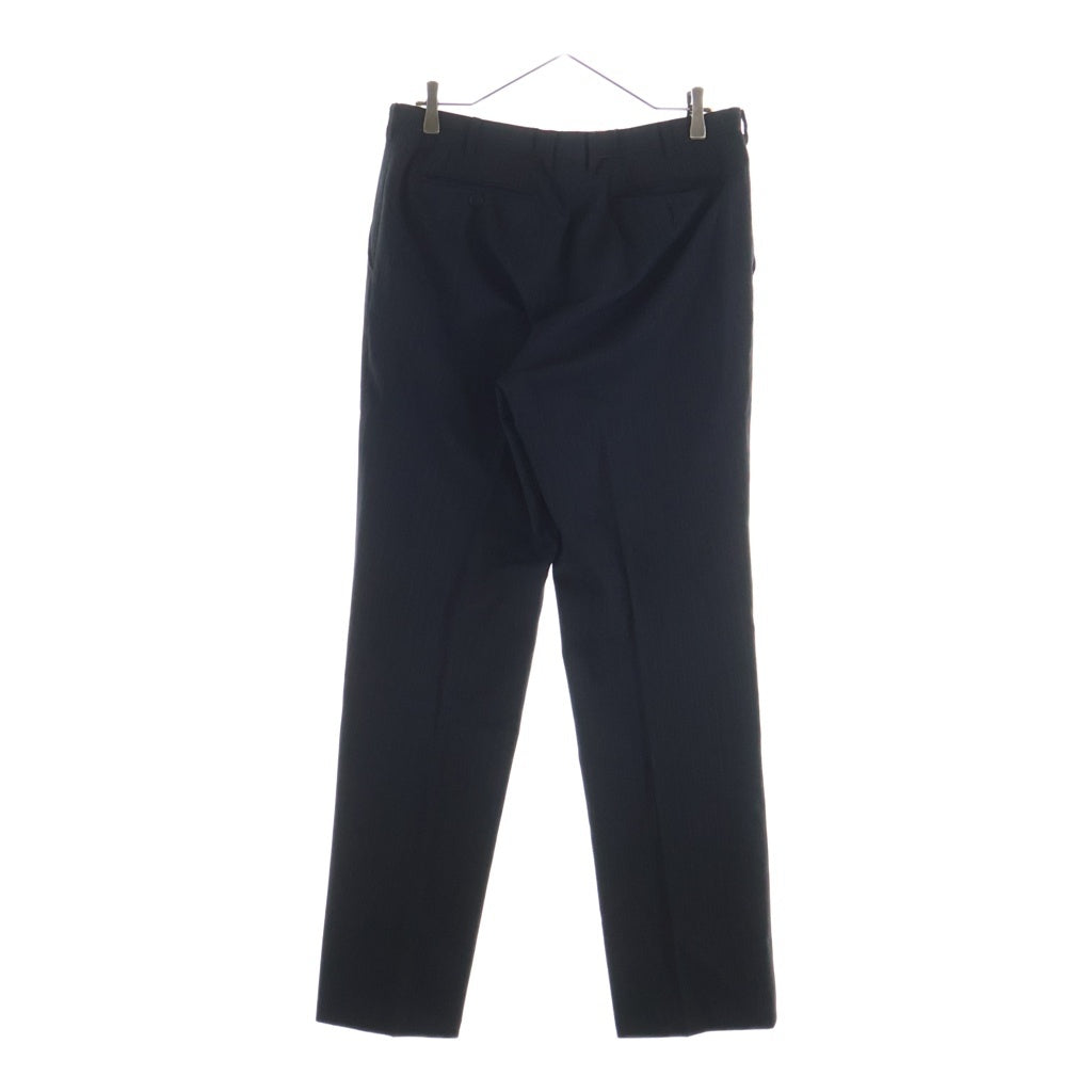 BURBERRY BLACK LABEL(バーバリー ブラックレーベル) ストライプ柄 ウールセットアップ スーツ 2Bテーラードジャケット スラックス パンツ ブラック BMD17-504-09