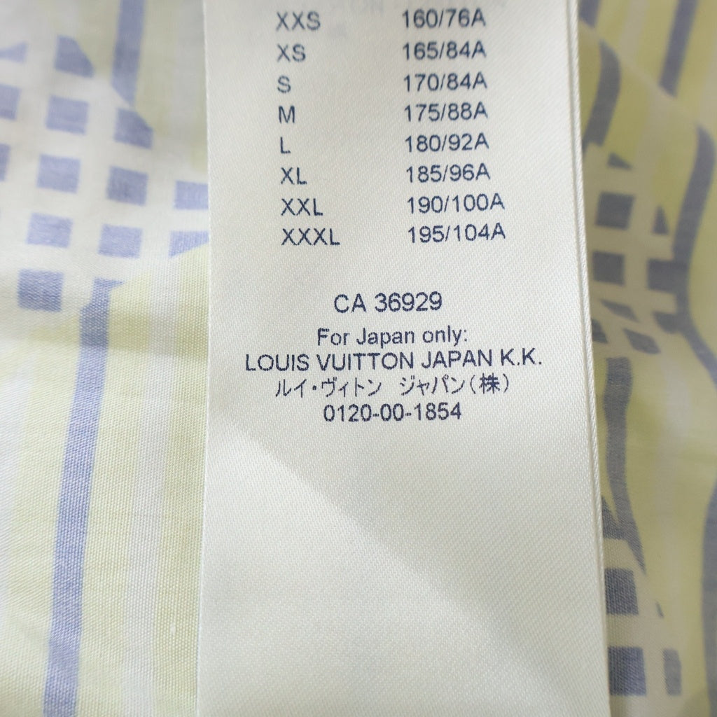 LOUIS VUITTON(ルイヴィトン) モノグラムマルチカラー ハワイアンフィットシャツ ホワイト×マルチカラー #L HJS04W