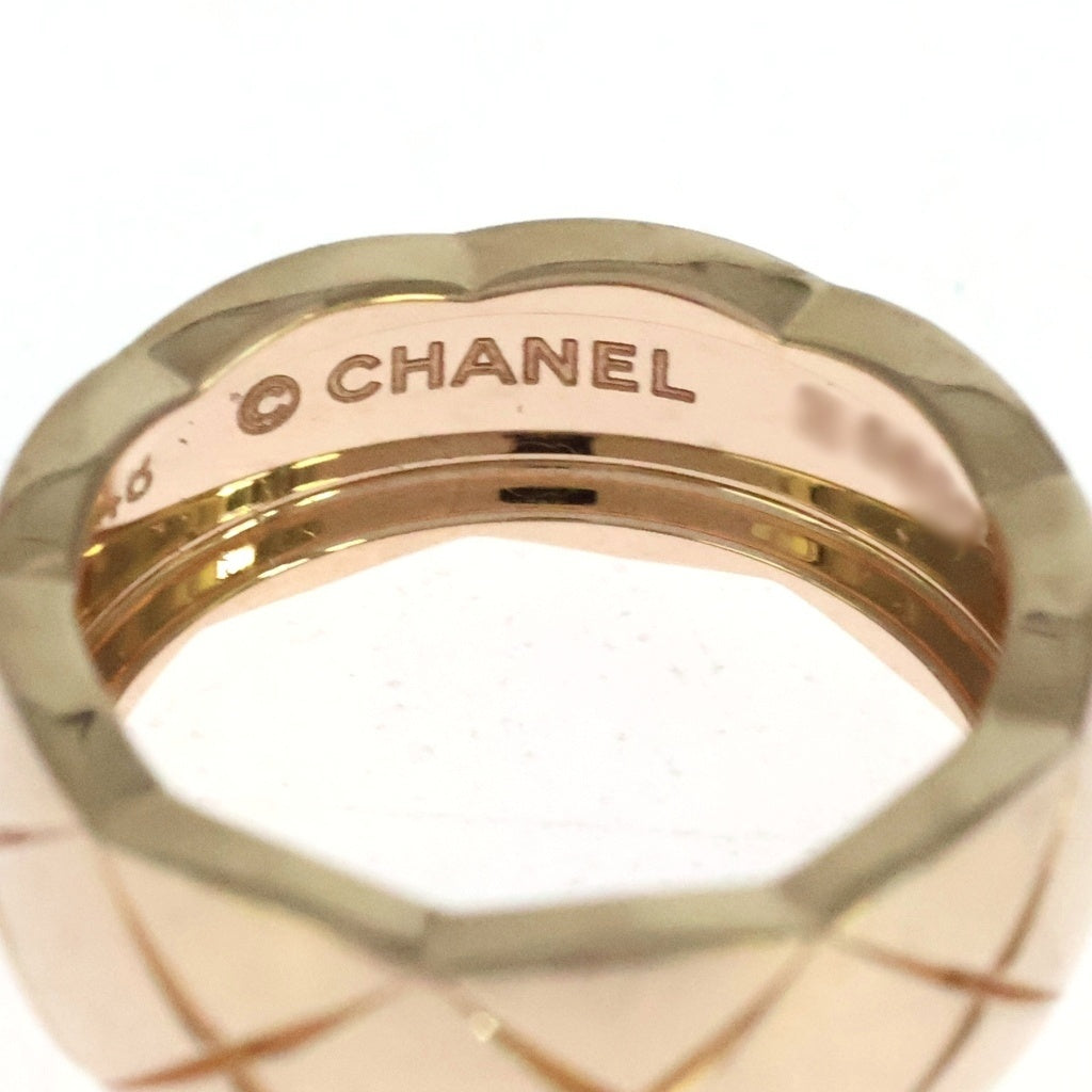 CHANEL(シャネル) ココクラッシュ ミディアム リング ピンクゴールド 750PG #48 レディース