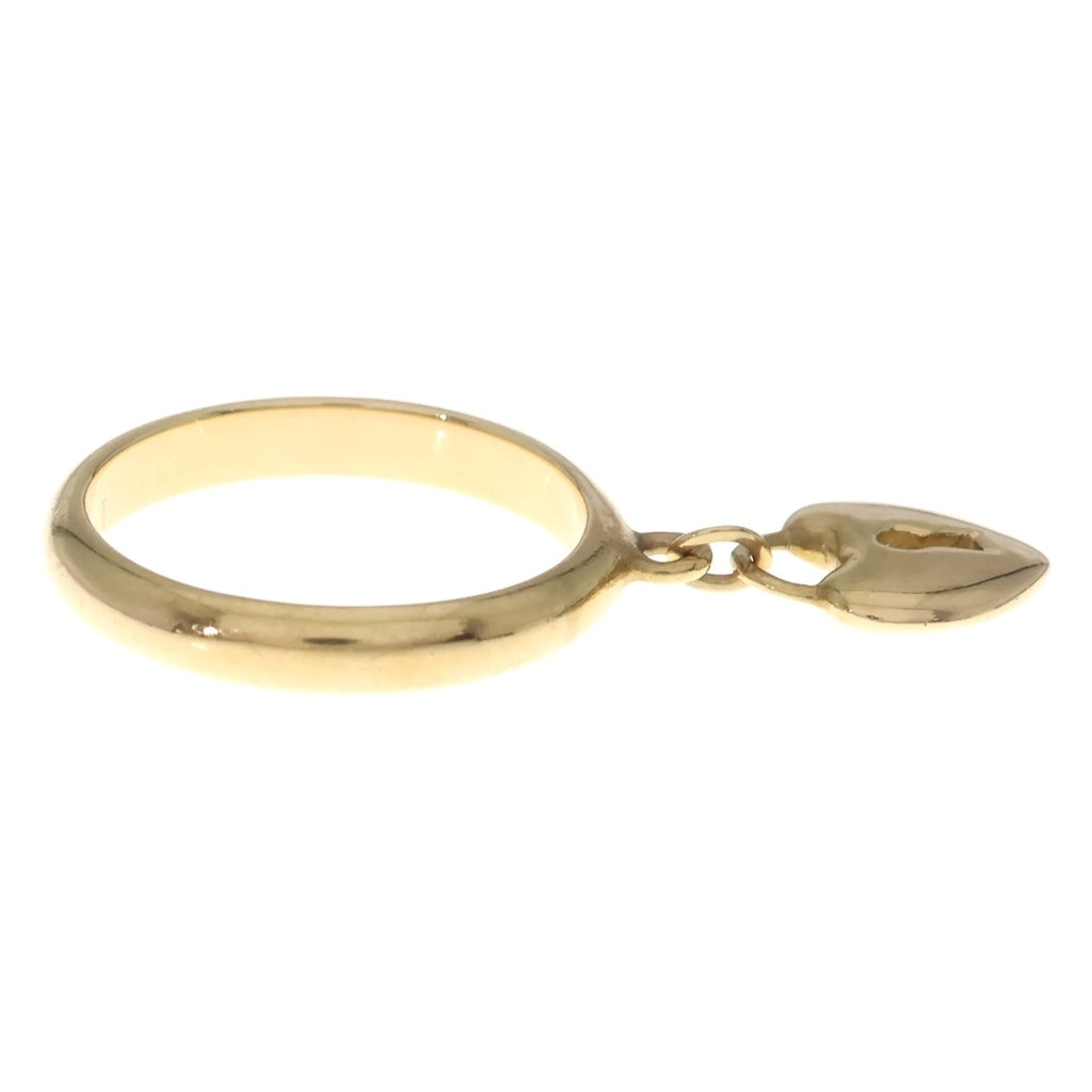 TIFFANY & Co.(ティファニー) ハートロックチャーム リング ピンクゴールド Au750PG #11.5 レディース