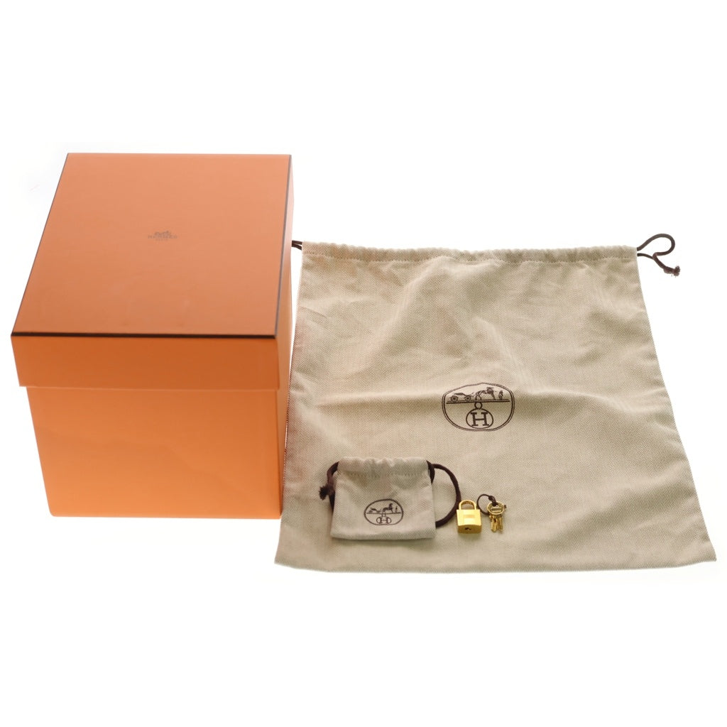 HERMES(エルメス) ピコタンロック18 ハンドバッグ ミニバッグ トリヨン ベージュドワイマール ブラウン Y刻印 ゴールド金具 レディース