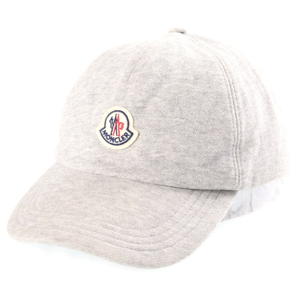 MONCLER(モンクレール) ベースボール キャップ ロゴ グレー
