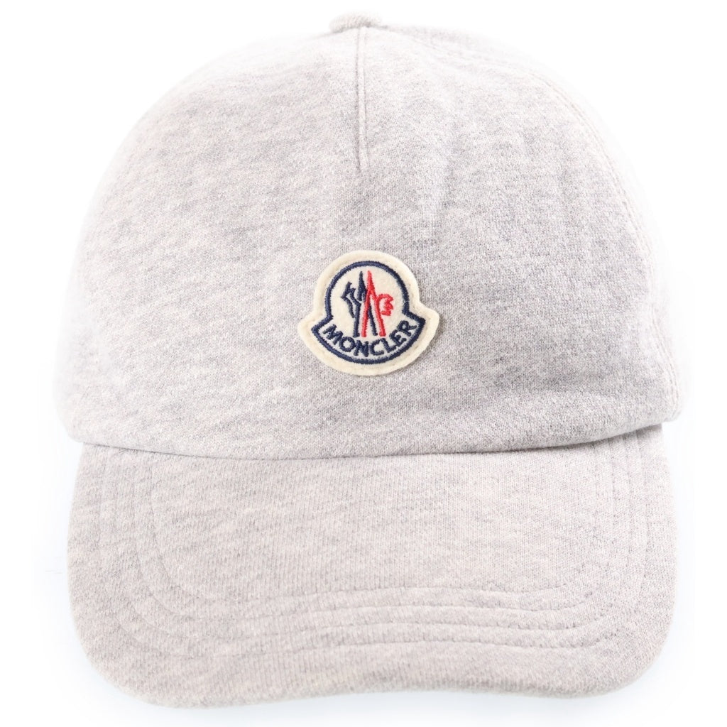 MONCLER(モンクレール) ベースボール キャップ ロゴ グレー