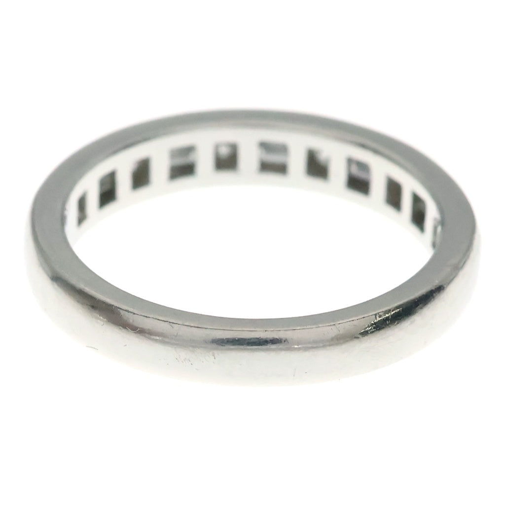TIFFANY & Co.(ティファニー) ハーフエタニティ チャネルセッティング バゲットカット ダイヤモンド Pt950 リング #12.5号 プラチナ