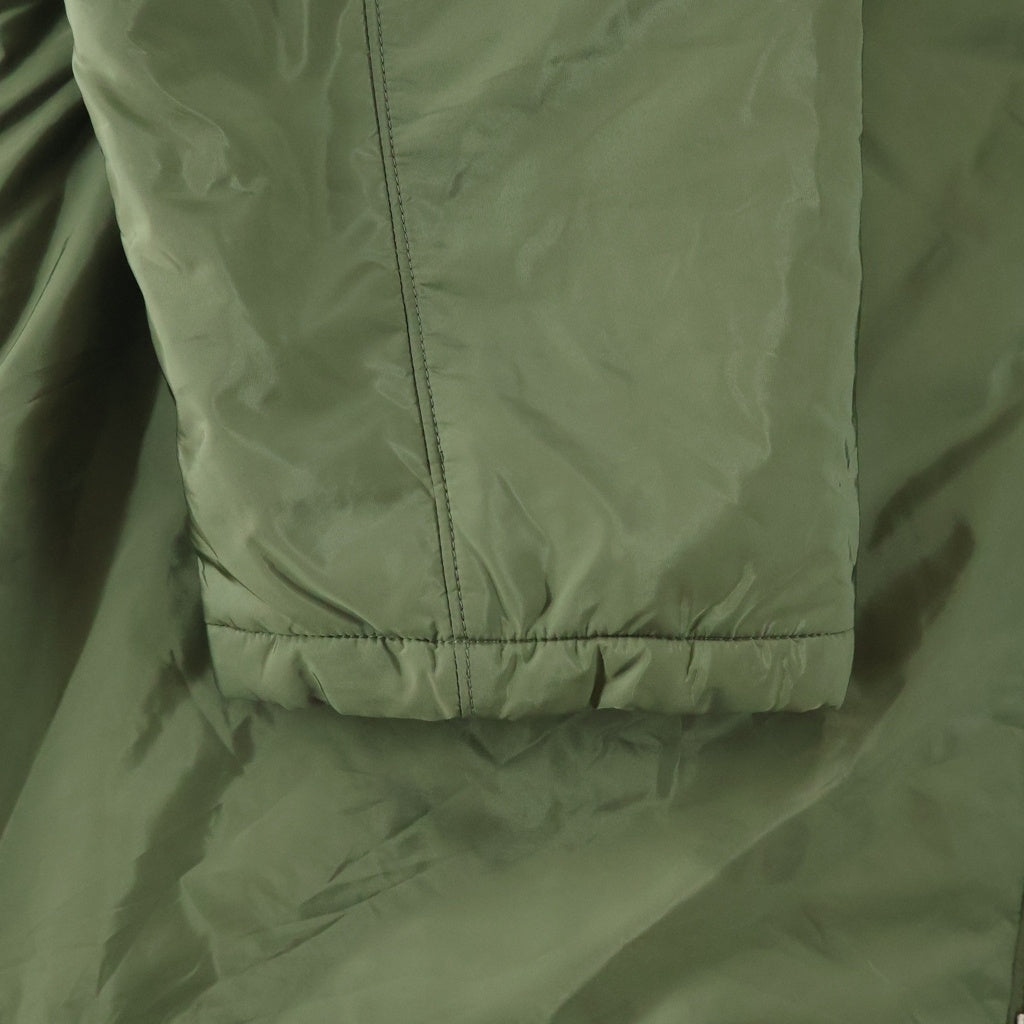 PRADA(プラダ) Re-Nylon Raincoat トライアングルロゴ リナイロンレインコート フード Wジップ グリーン SGC260 S231 1WQ9