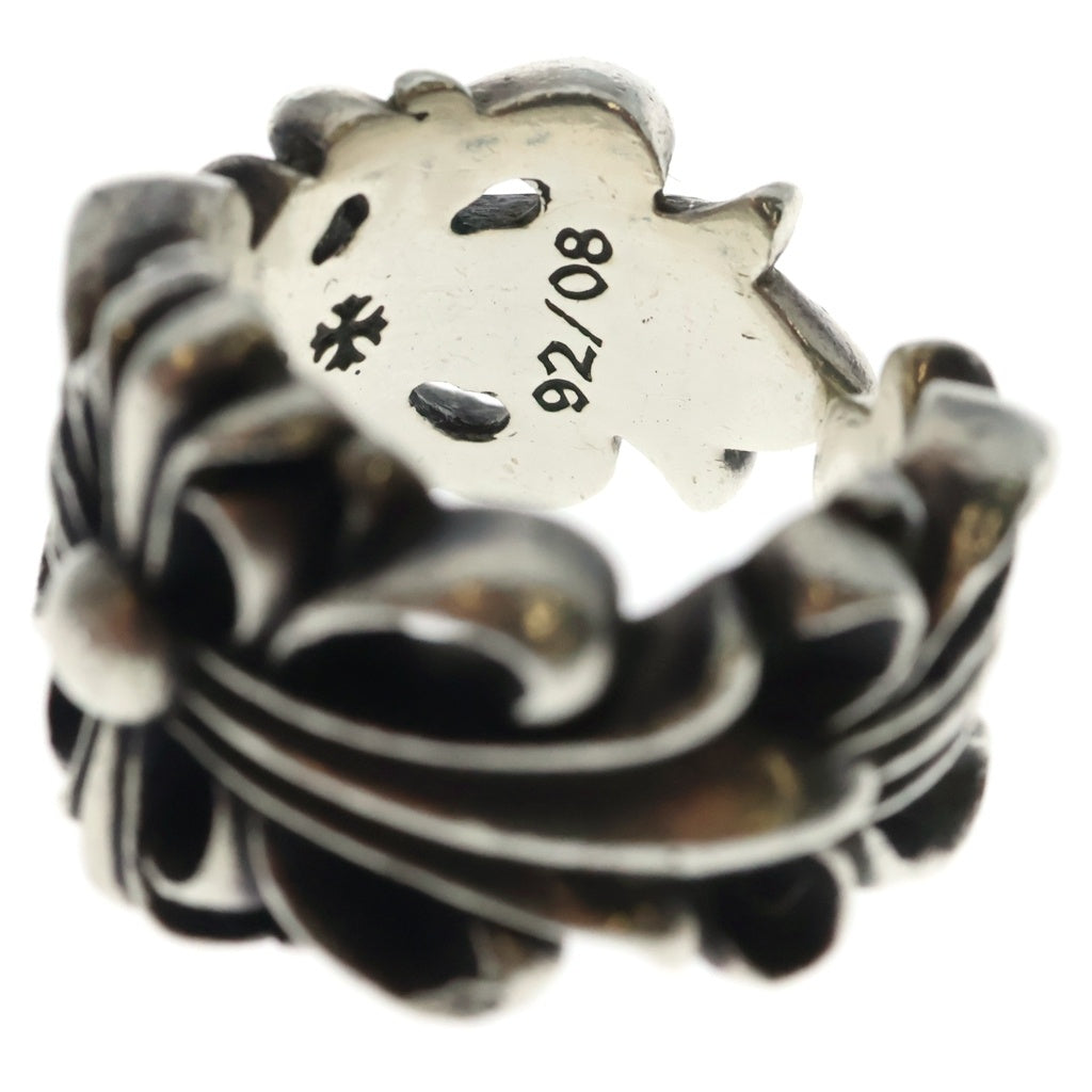 CHROME HEARTS(クロムハーツ) DBL FLRL CRS ダブルフローラルクロス リング シルバー BCA390
