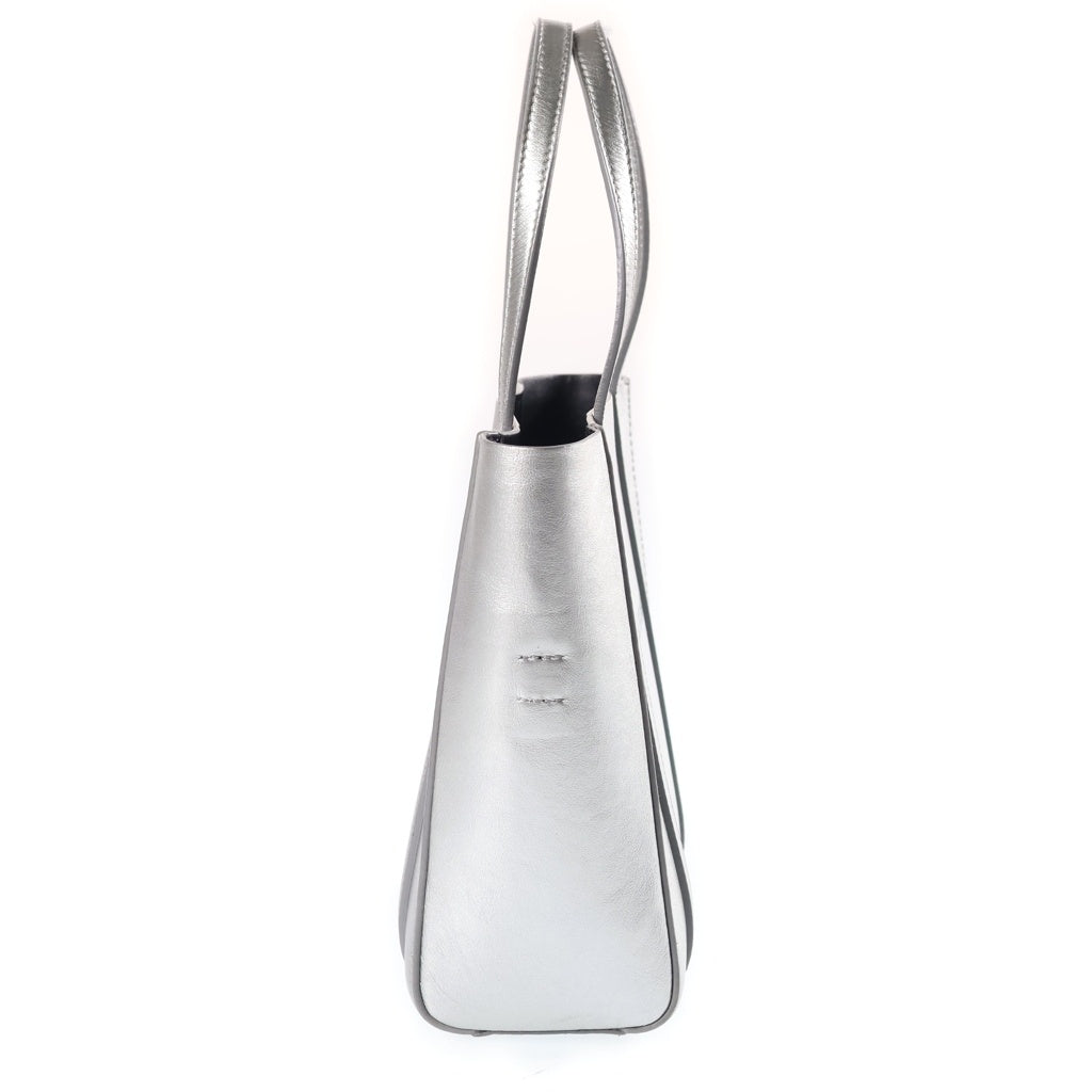 BALENCIAGA(バレンシアガ) エブリデイトートXXS 2WAYショルダーバッグ ハンドバッグ トートバッグ シルバー レザー 551815 シルバー金具 レディース