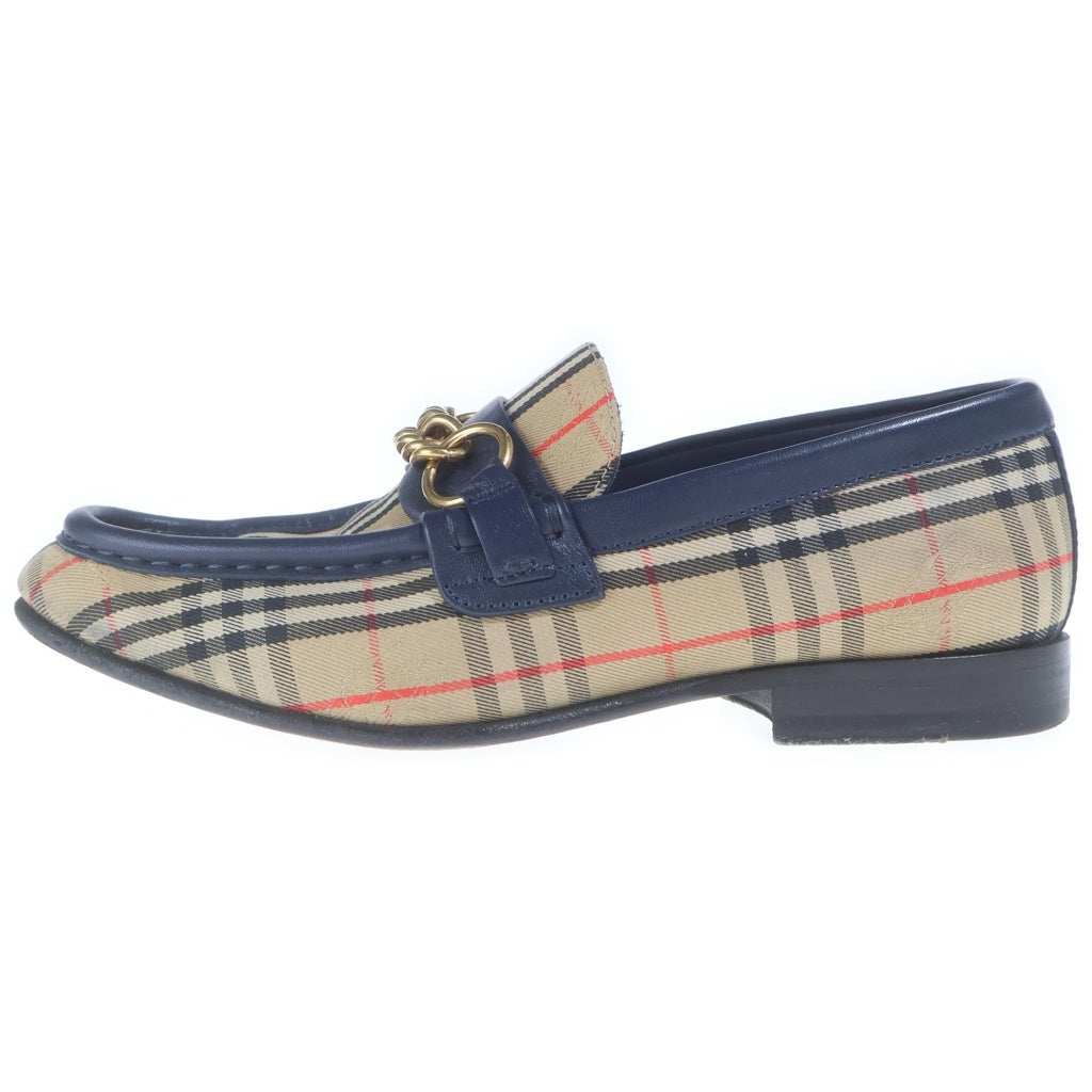BURBERRY(バーバリー) 1983チェックリンク モーレイ ローファー フラットシューズ ヴィンテージハウスチェック ベージュ レディース