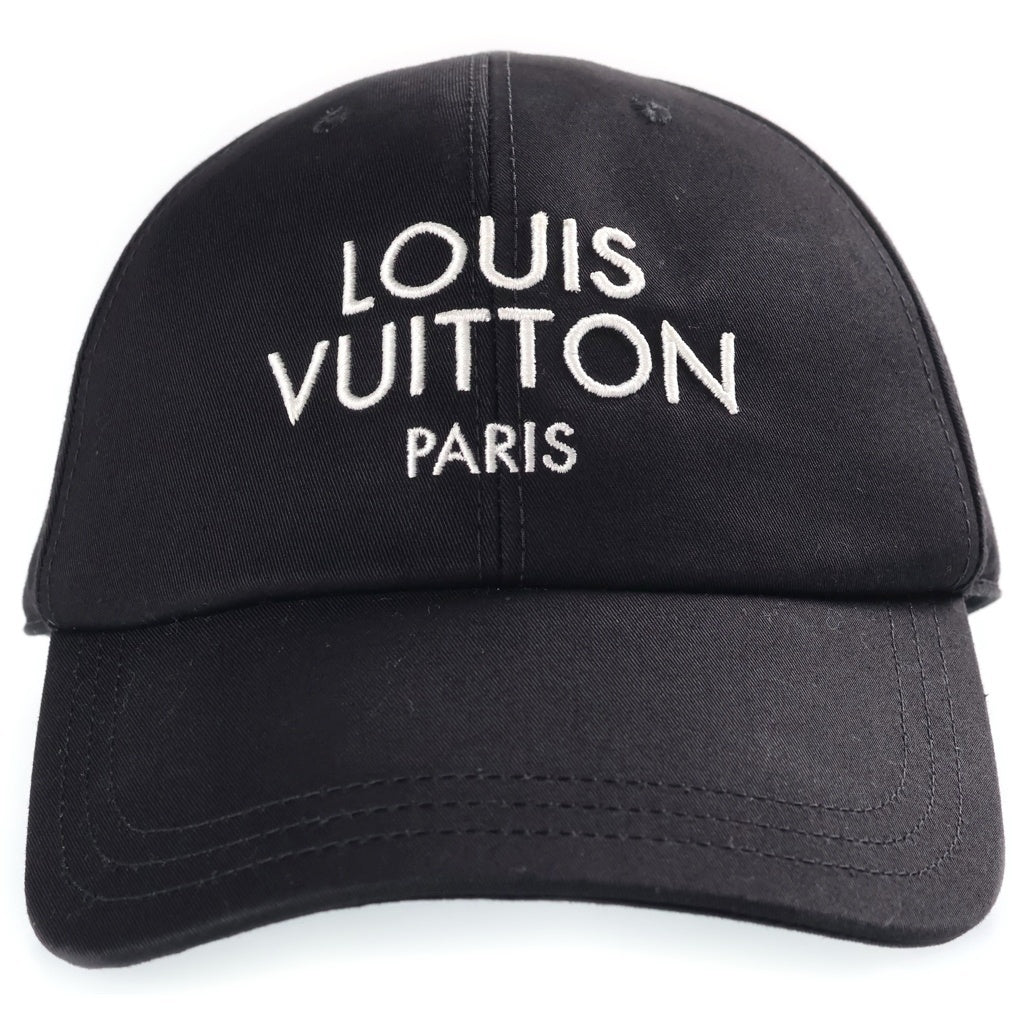 LOUIS VUITTON(ルイヴィトン) キャップ・マイ LVパリ ベースボールキャップ 帽子 ロゴ刺繍 ブラック M7587L