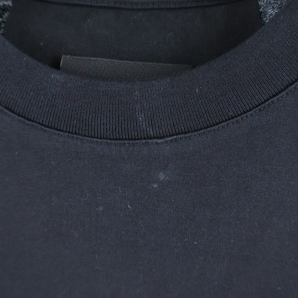 GIVENCHY(ジバンシィ) ロゴプリント 半袖Tシャツ カットソー コットン 両面プリント ブラック BW707Y3Z5W レディース