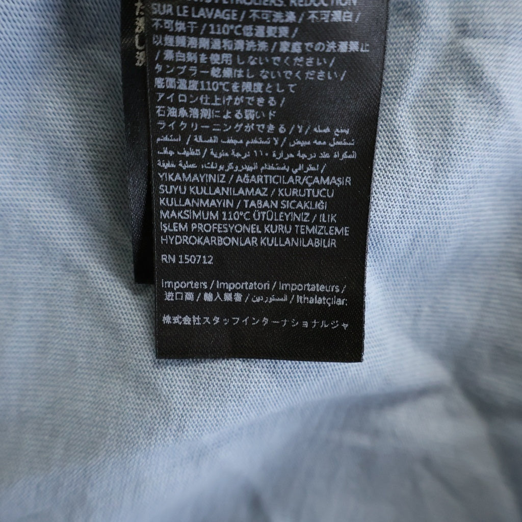 AMIRI(アミリ) Bandana Bleach Patch T-Shirt バンダナ ロゴ刺繍 半袖Tシャツ カットソー ライトブルー AMJYTE1197 レディース