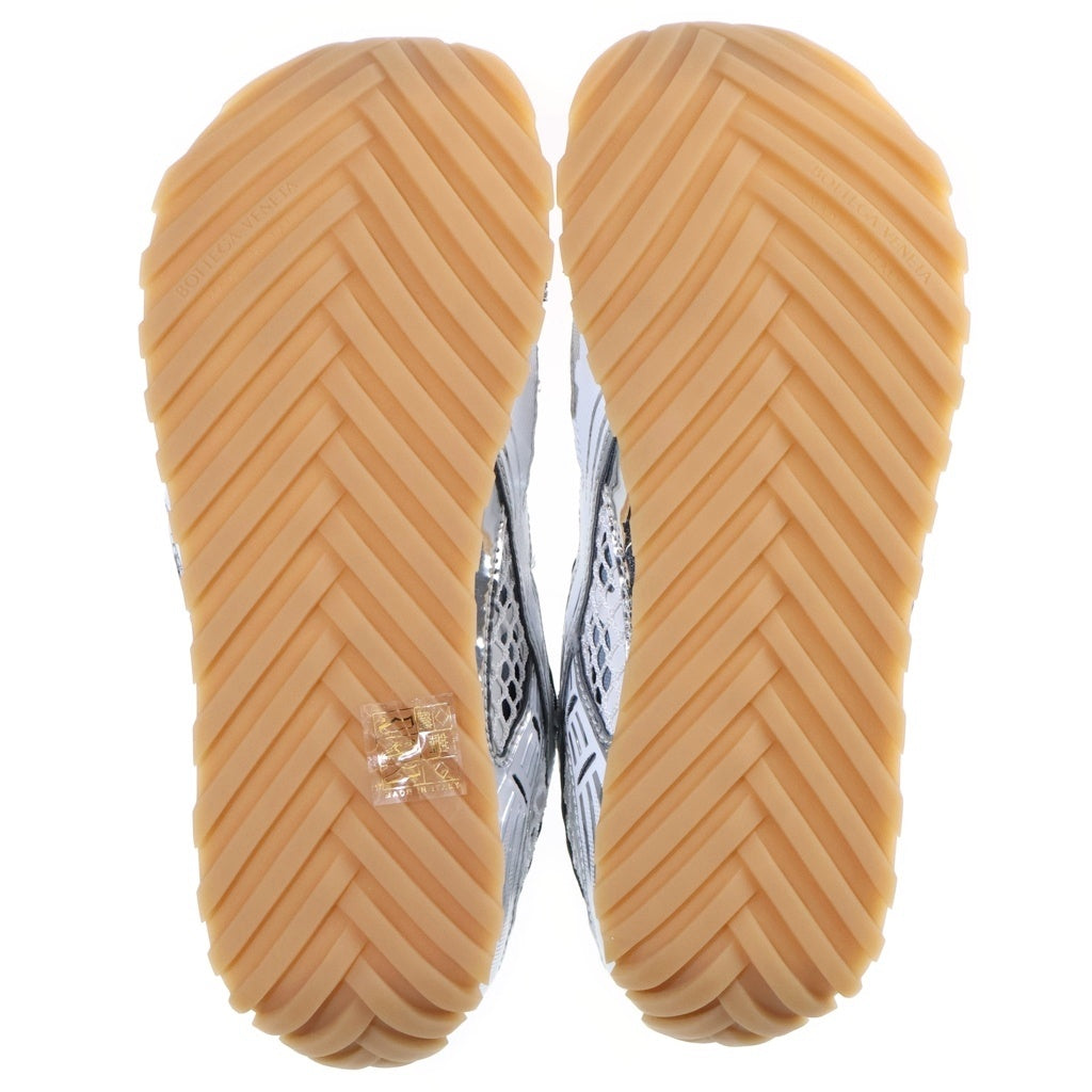 BOTTEGA VENETA(ボッテガヴェネタ) ORBIT オービット ローカットスニーカー シューズ メッシュ シルバー/ホワイト 741357 V2X40