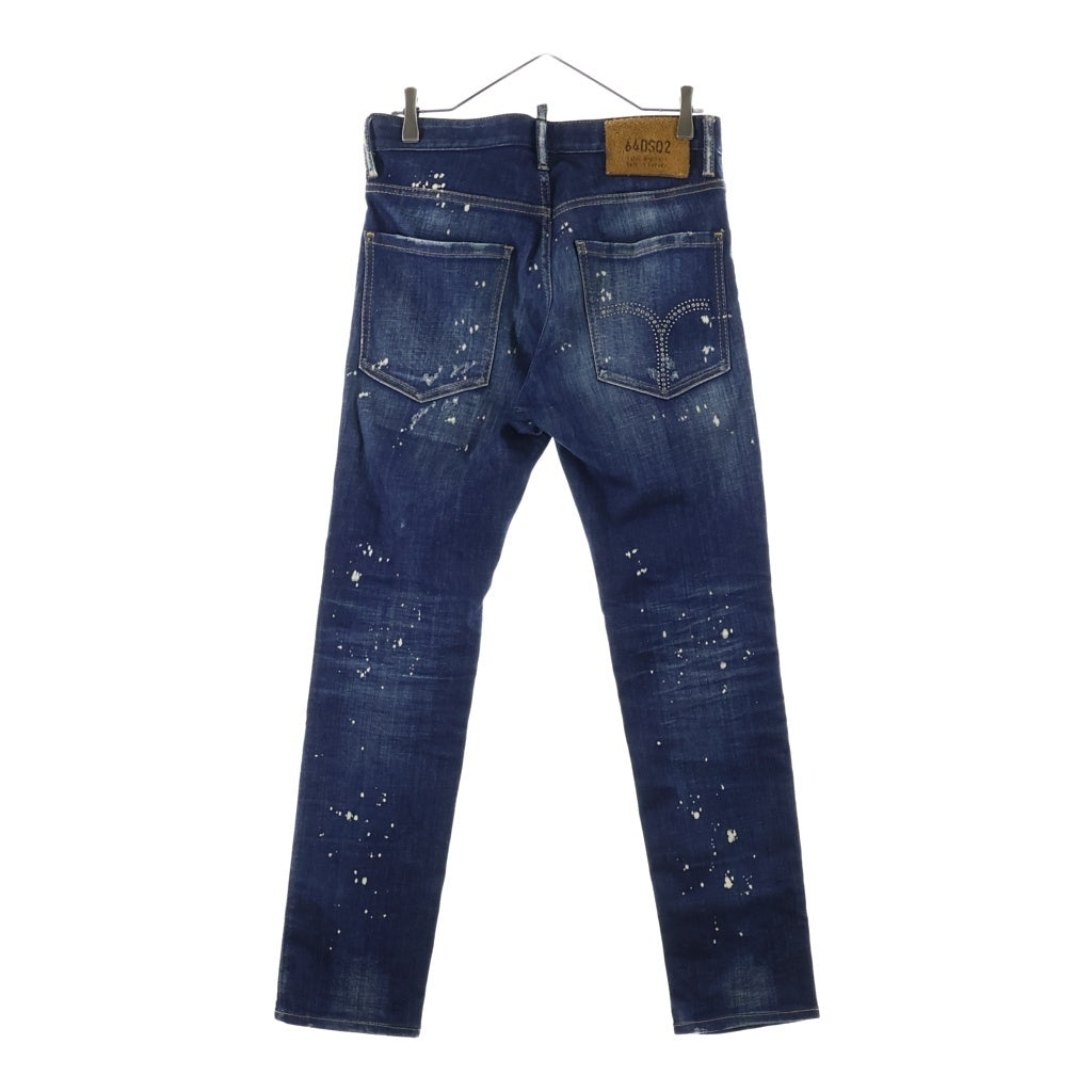 DSQUARED2(ディースクエアード) COOL GUY JEAN デニムパンツ ダメージジーンズ ネイビー S74LB1233