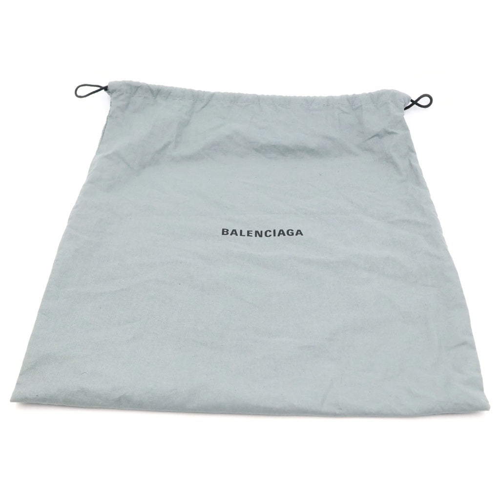 BALENCIAGA(バレンシアガ) ル カゴール バケット 2WAYハンドバッグ ショルダーバッグ ホワイト レザー Sサイズ 702432 シルバー金具 レディース