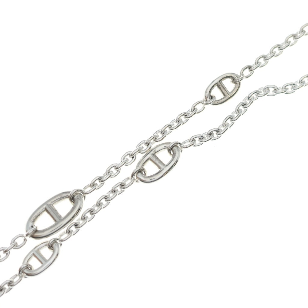 HERMES(エルメス) シェーヌ ダンクル ファランドール 160 ネックレス Ag925 ロングネックレス シルバー レディース
