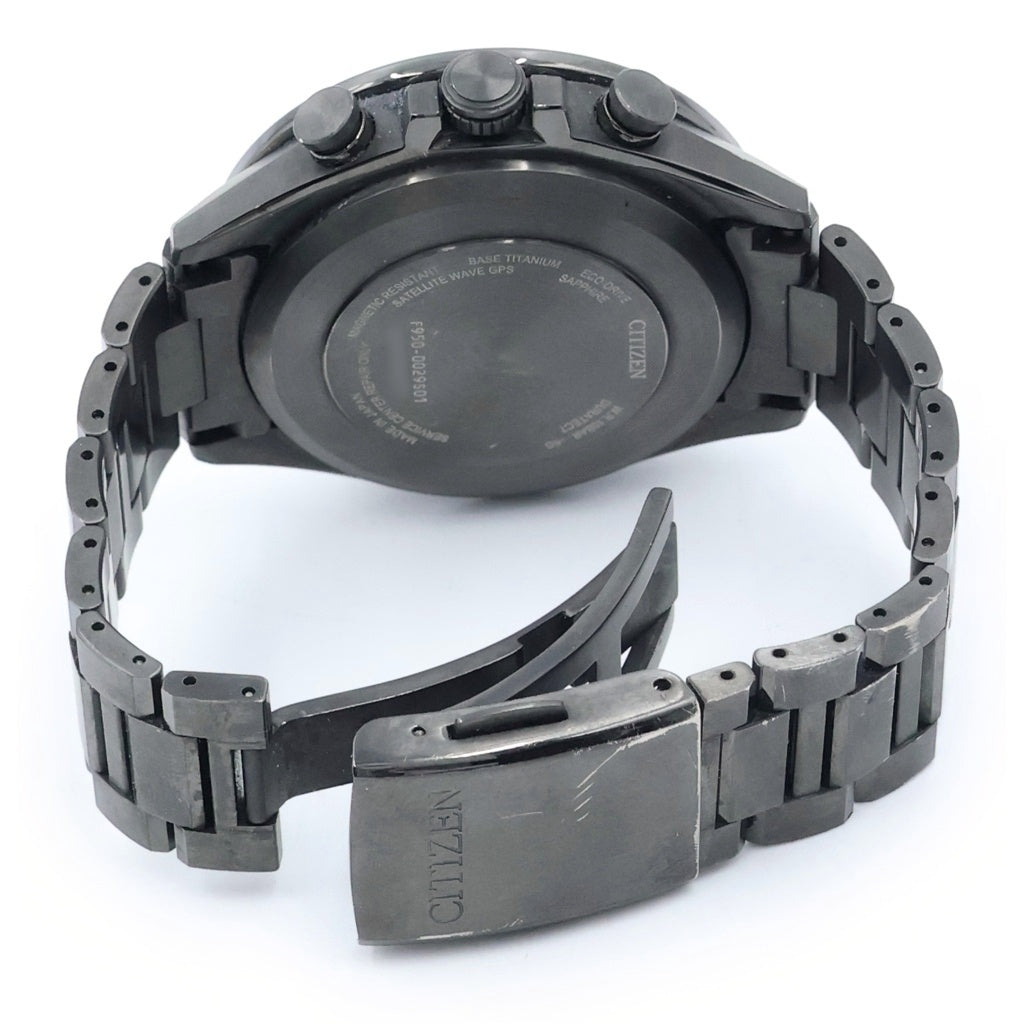CITIZEN(シチズン) アテッサ アクトライン サテライト ウエーブ GPS 黒文字盤 Ti/ソーラー ブラックチタン F950-0029S01