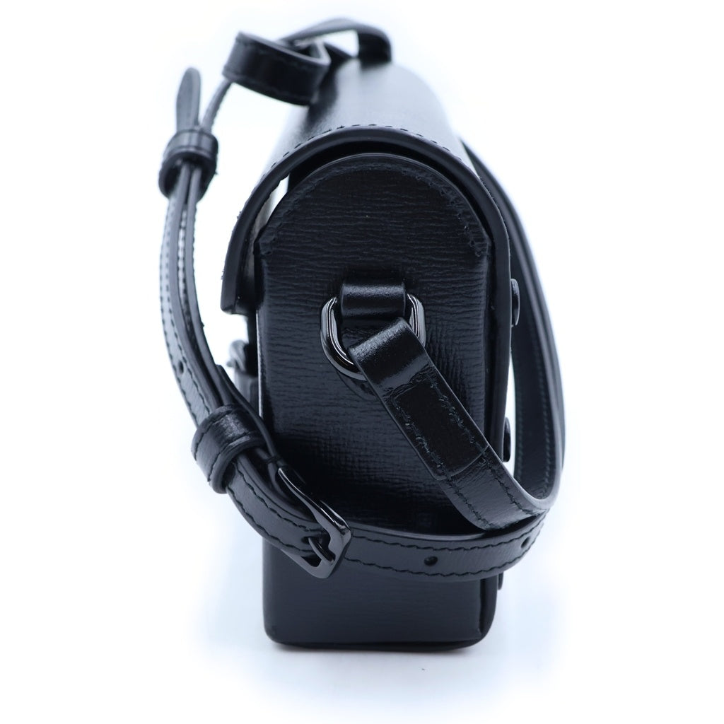 GUCCI(グッチ) ホースビット ショルダーバッグ ミニバッグ ブラック レザー 699296 ブラック金具 レディース