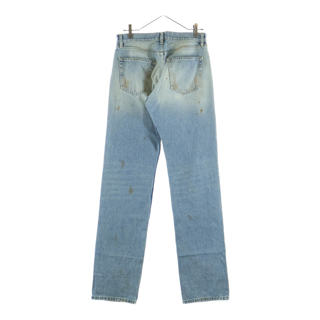 Maison Martin Margiela(メゾンマルタンマルジェラ) 2022ss Mud Wash Denim Jeans マッドウォッシュ デニムジーンズ ライトブルー レディース