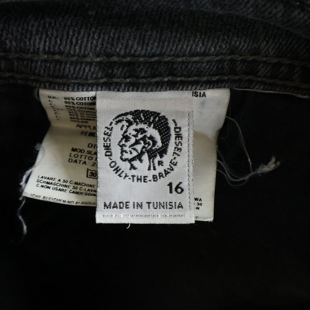 DIESEL(ディーゼル) パンツ ジーンズ スタッズ デニム グレー レディース