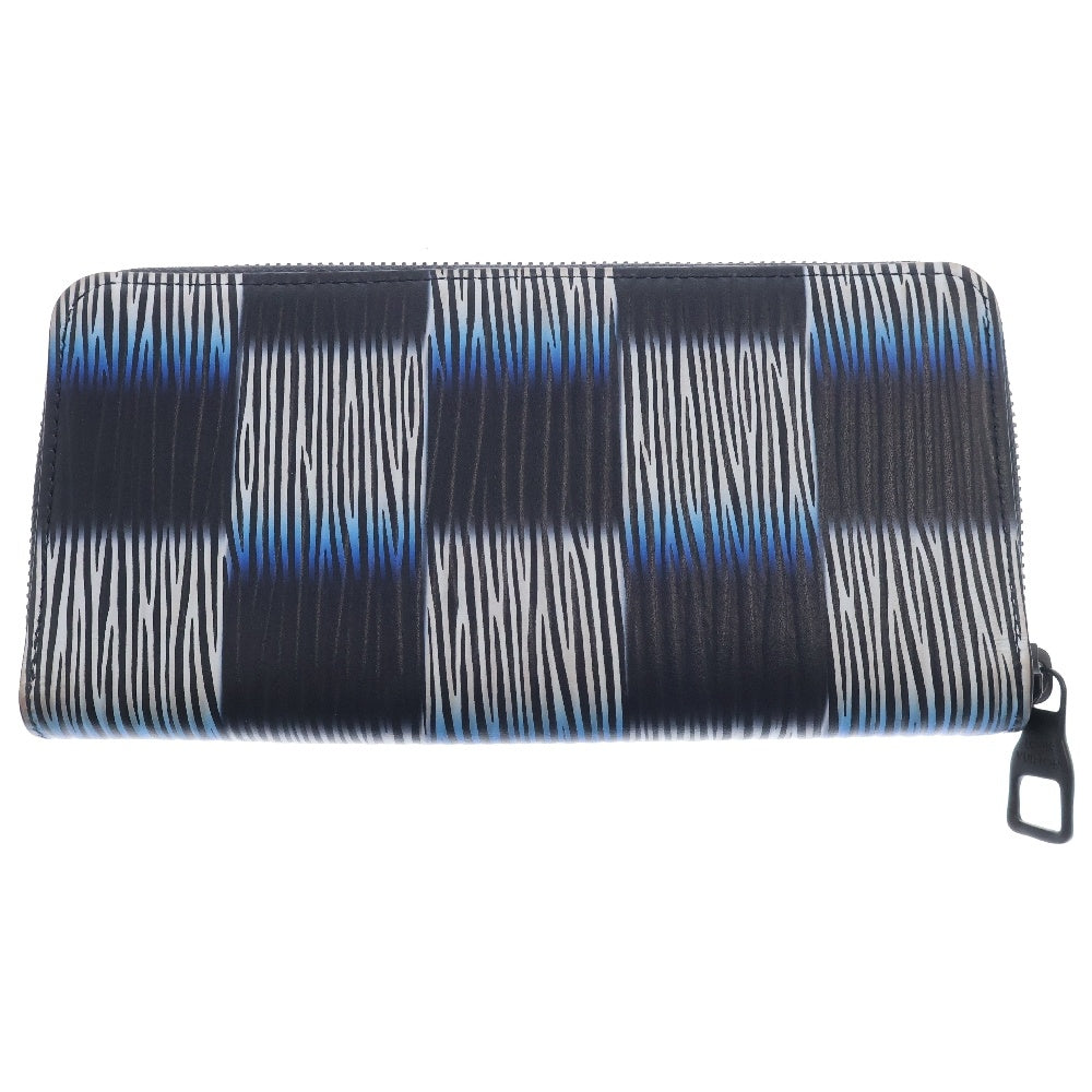 LOUIS VUITTON(ルイヴィトン) エピXL ダミエ ラッシュ ジッピーウォレット ヴェルティカル ネイビー×ブラック レザー ロングウォレット 長財布 RFID M82820