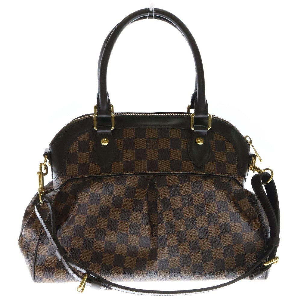 LOUIS VUITTON(ルイヴィトン) ダミエ トレヴィPM 2WAY レザー ハンドバッグ ショルダーバッグ ブラウン レディース N51997