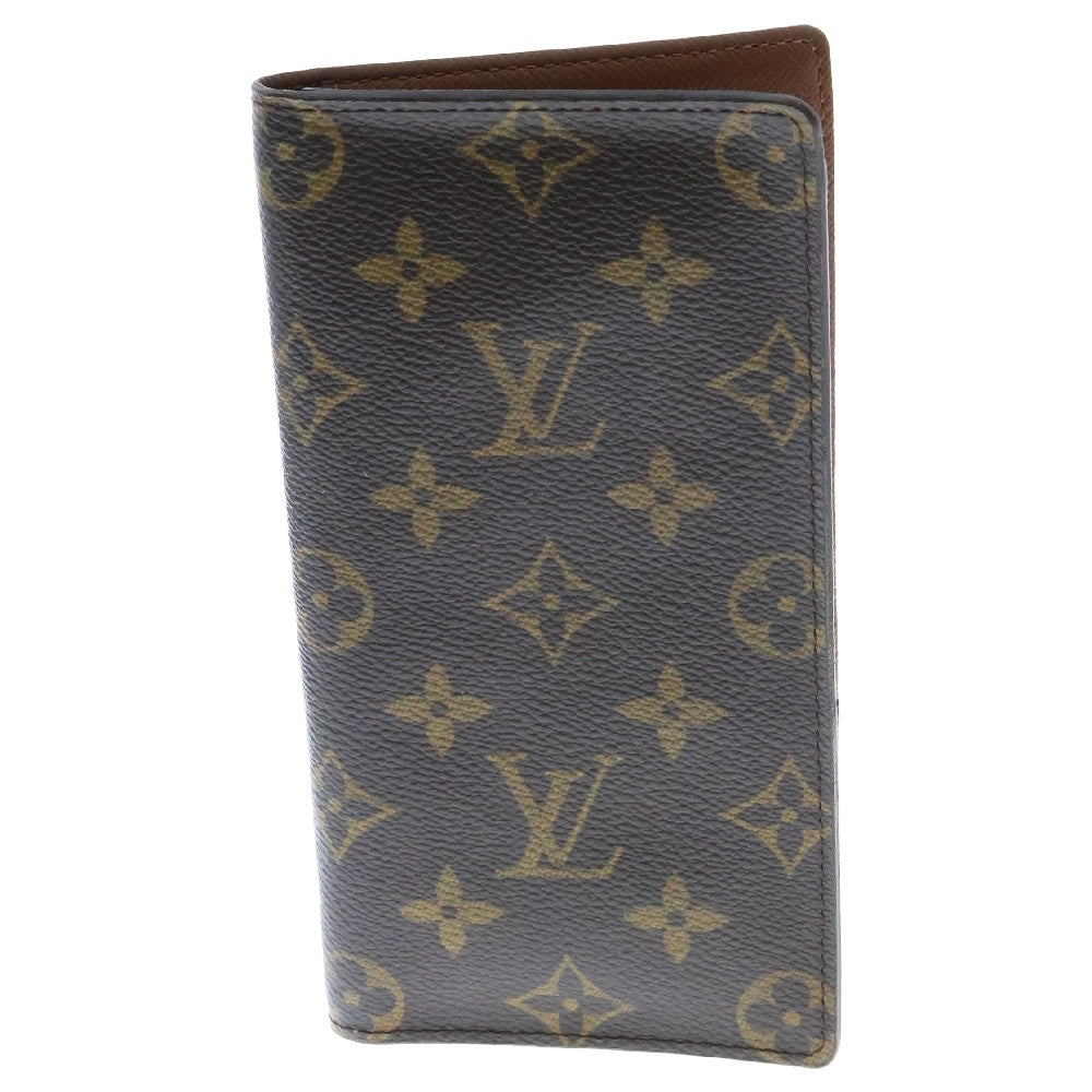 LOUIS VUITTON(ルイヴィトン) モノグラム ポルト・バルール・カルトクレディ 二つ折り財布 ブラウン PVCレザー M61823