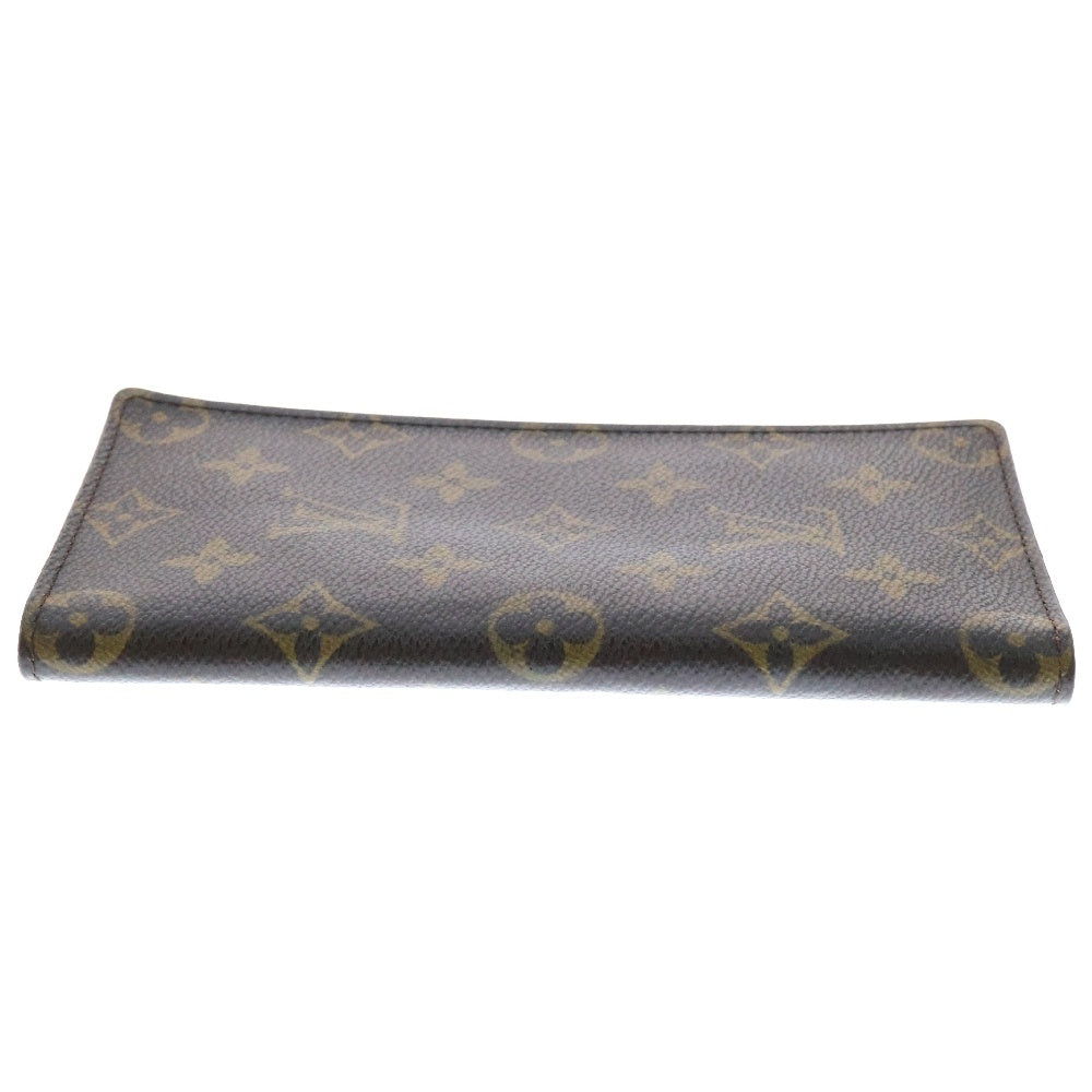 LOUIS VUITTON(ルイヴィトン) モノグラム ポルト・バルール・カルトクレディ 二つ折り財布 ブラウン PVCレザー M61823