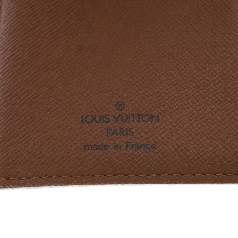 LOUIS VUITTON(ルイヴィトン) モノグラム ポルト・バルール・カルトクレディ 二つ折り財布 ブラウン PVCレザー M61823