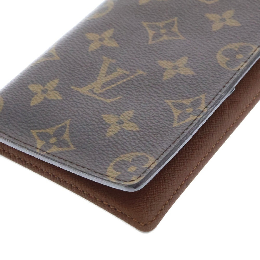 LOUIS VUITTON(ルイヴィトン) モノグラム ポルト・バルール・カルトクレディ 二つ折り財布 ブラウン PVCレザー M61823