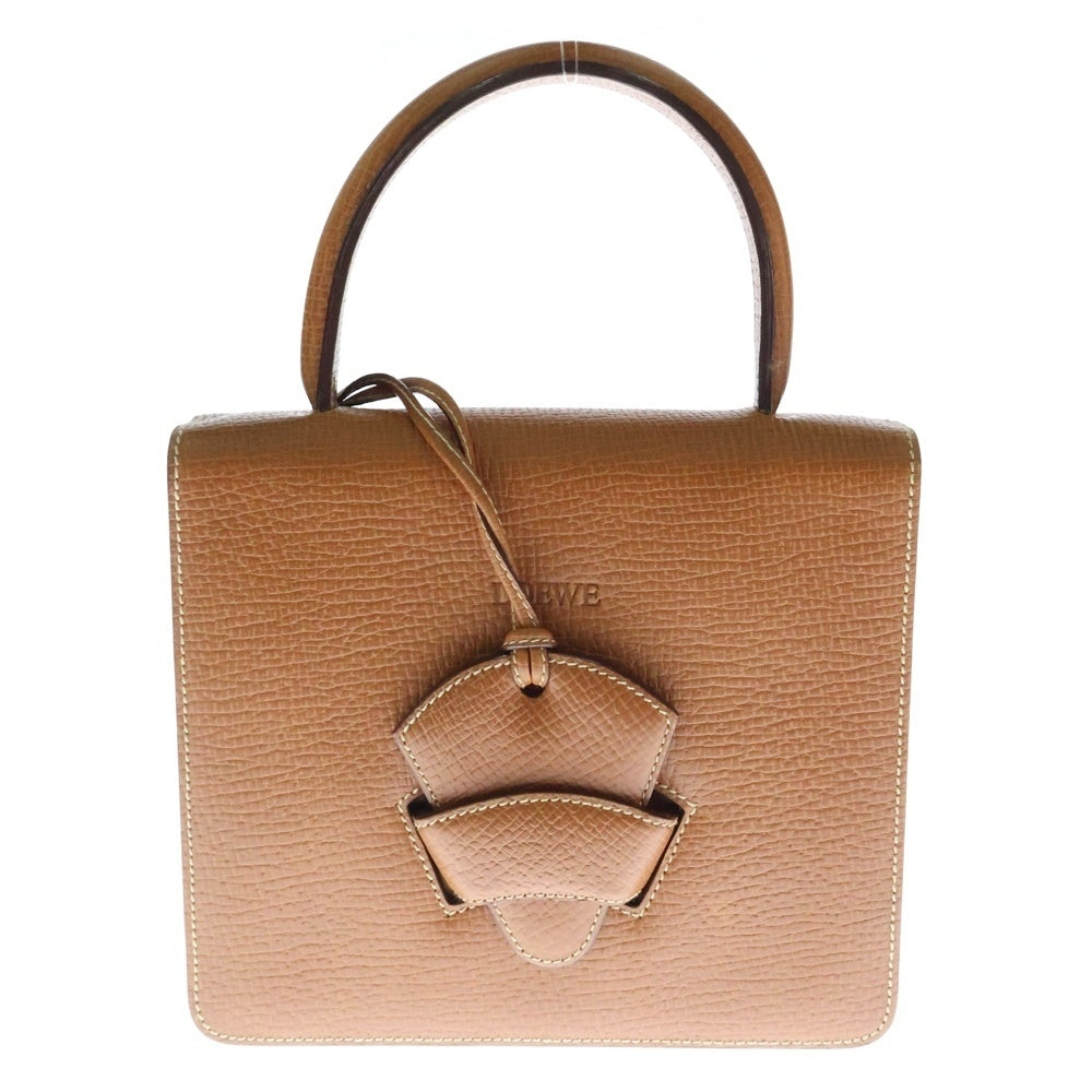 LOEWE(ロエベ) バルセロナ ハンドバッグ ミニバッグ ブラウン ベージュ レザー