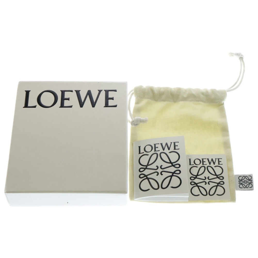 LOEWE(ロエベ) アナグラム スクエア レザー ジップコインケース カードケース オレンジ C821R80X01
